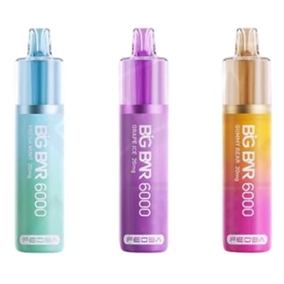 Feoba Big Bar 6000 Puffs Disposable Vape Device| Pack Of 5