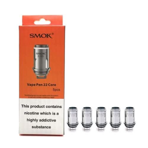 Smok Vape Pen 22 Coils Pack of 5 - Eliquid Base Smok Vape Pen 22 Coils Pack of 5 - Eliquid Base