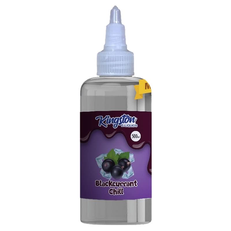 Blackcurrant Chill Kingston E-Liquid 500ml - Icy & Fruity Eliquid Base Blackcurrant Chill Kingston E-Liquid 500ml - Icy & Fruity Eliquid Base
