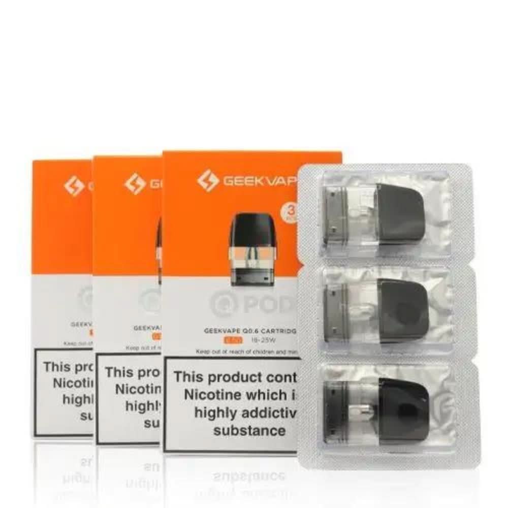 Geekvape Q Pod Catridge l Pack of 3 - Eliquid Base Geekvape Q Pod Catridge l Pack of 3 - Eliquid Base