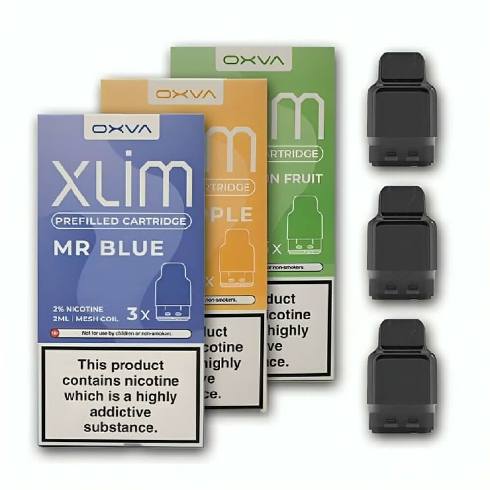 OXVA Xlim Prefilled Pods - Pack of 3 - Eliquid Base OXVA Xlim Prefilled Pods - Pack of 3 - Eliquid Base