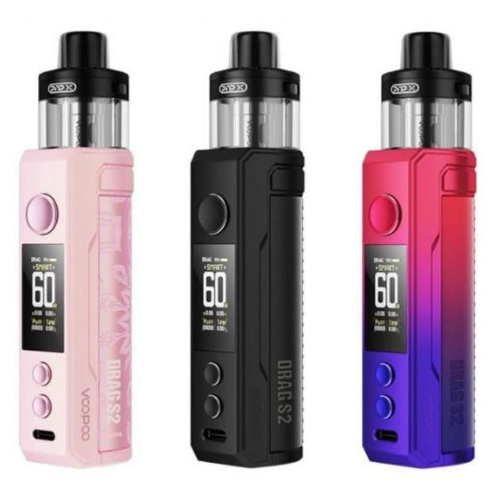 Voopoo Drag S2 Pod Vape Kit 60W 2500mAh Eliquid Base Voopoo Drag S2 Pod Vape Kit 60W 2500mAh Eliquid Base