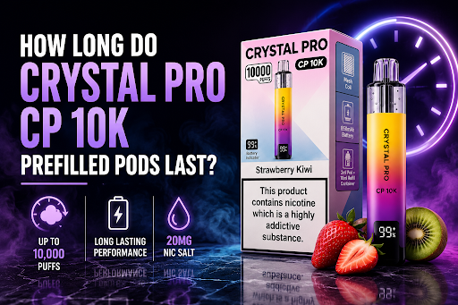 How Long Do Crystal Pro CP 10K Pods Last?