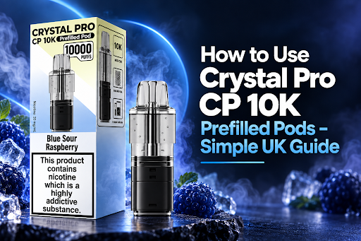 How to Use Crystal Pro CP 10K Prefilled Pods