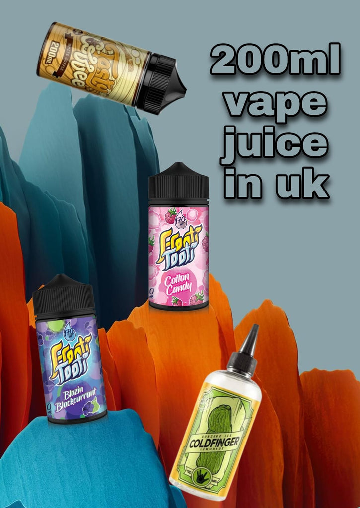 Buy Top Brands 200ml Vape Juice in the UK from Eliquid Base
