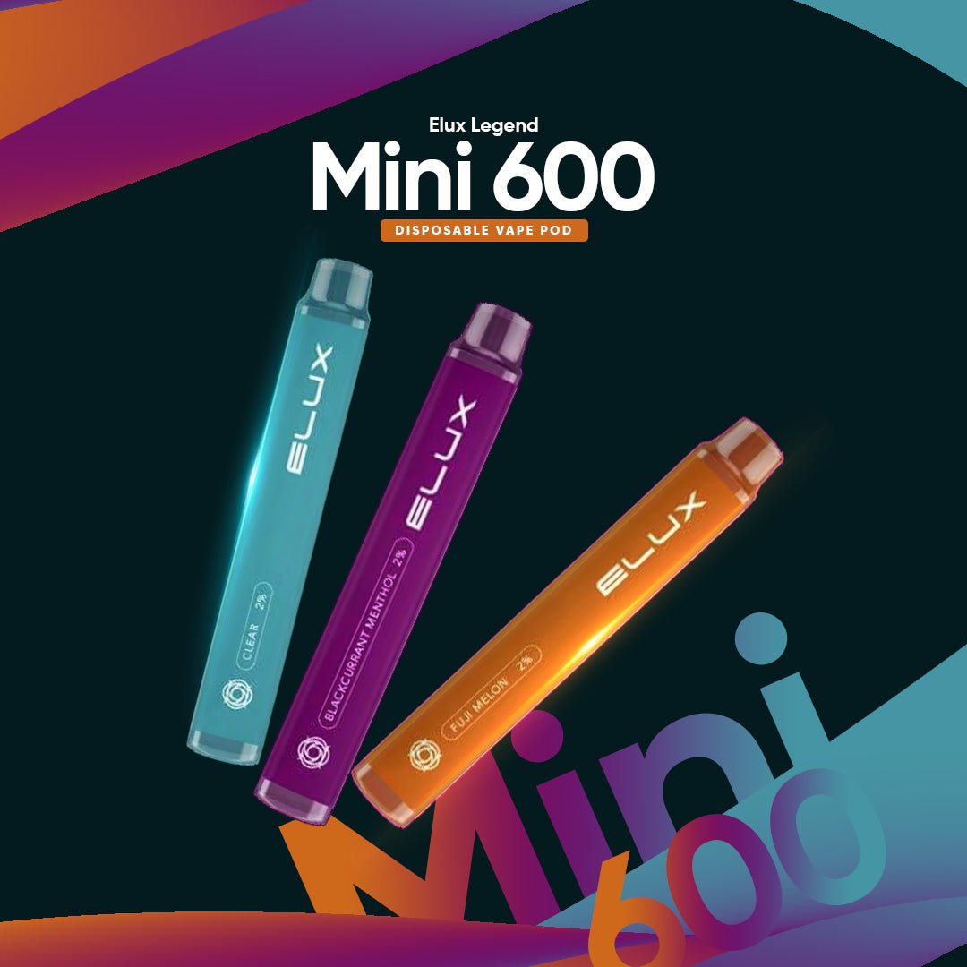 Elux Legend Mini 600 Puffs Disposable Vape - Eliquid Base