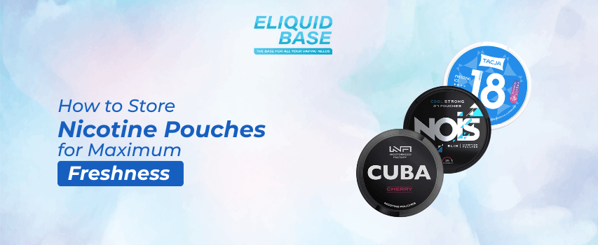 How to Store Nicotine Pouches for Maximum Freshness - Eliquid Base