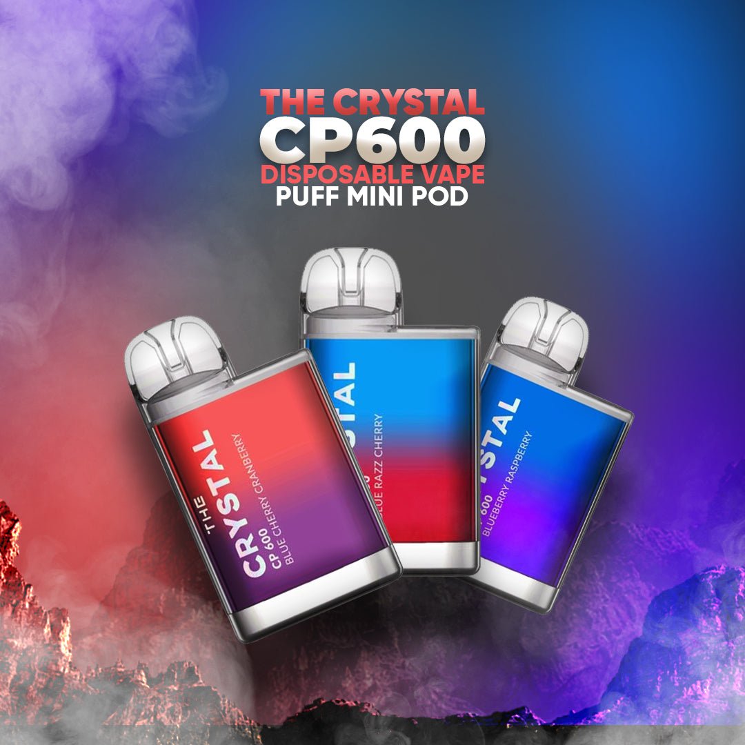 Introducing the Crystal CP600 Disposable Vape Puff Pod Device by Eliquid Base