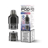 FEOBA Bar Pro 6000 Prefilled Pod in Blue Sour Raspberry tangy fruity taste.