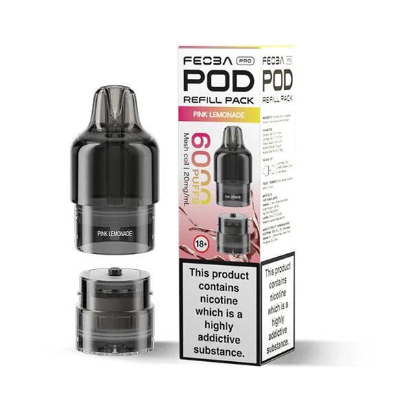 FEOBA Bar Pro 6000 Prefilled Pod in Pineapple Sour tangy tropical flavour.