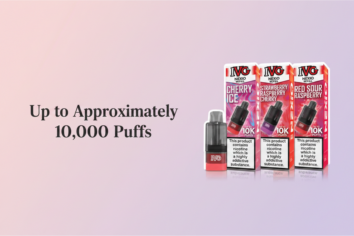 Up to Approximately 10,000 Puffs