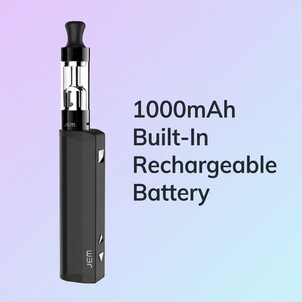 1000mAh Built-In Rechargeable Battery