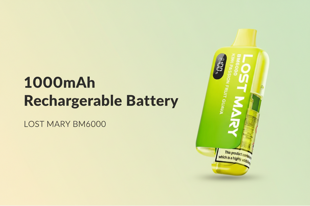 1000mAh Rechargeable Battery