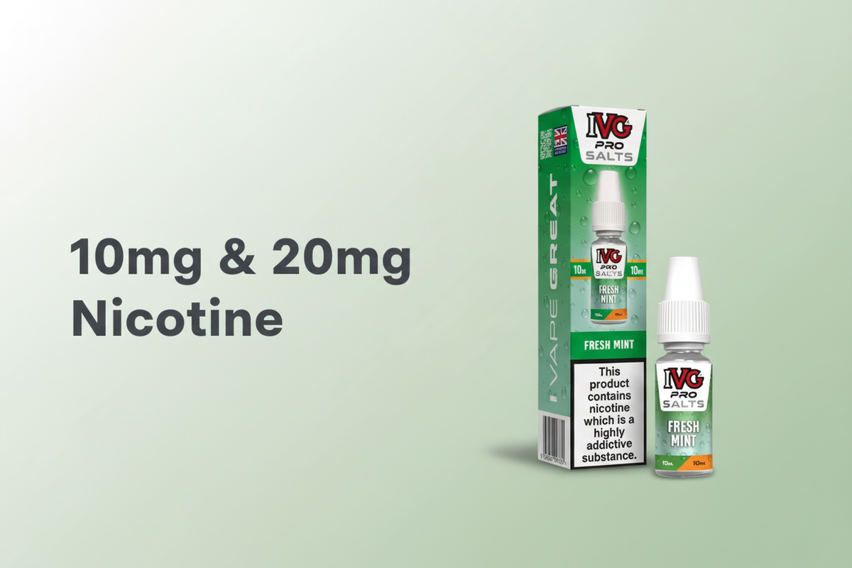  10mg and 20mg Nicotine