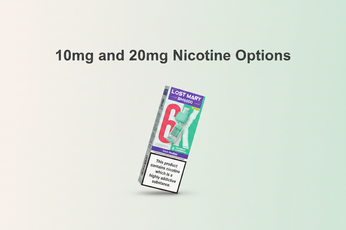 10mg and 20mg Nicotine Options