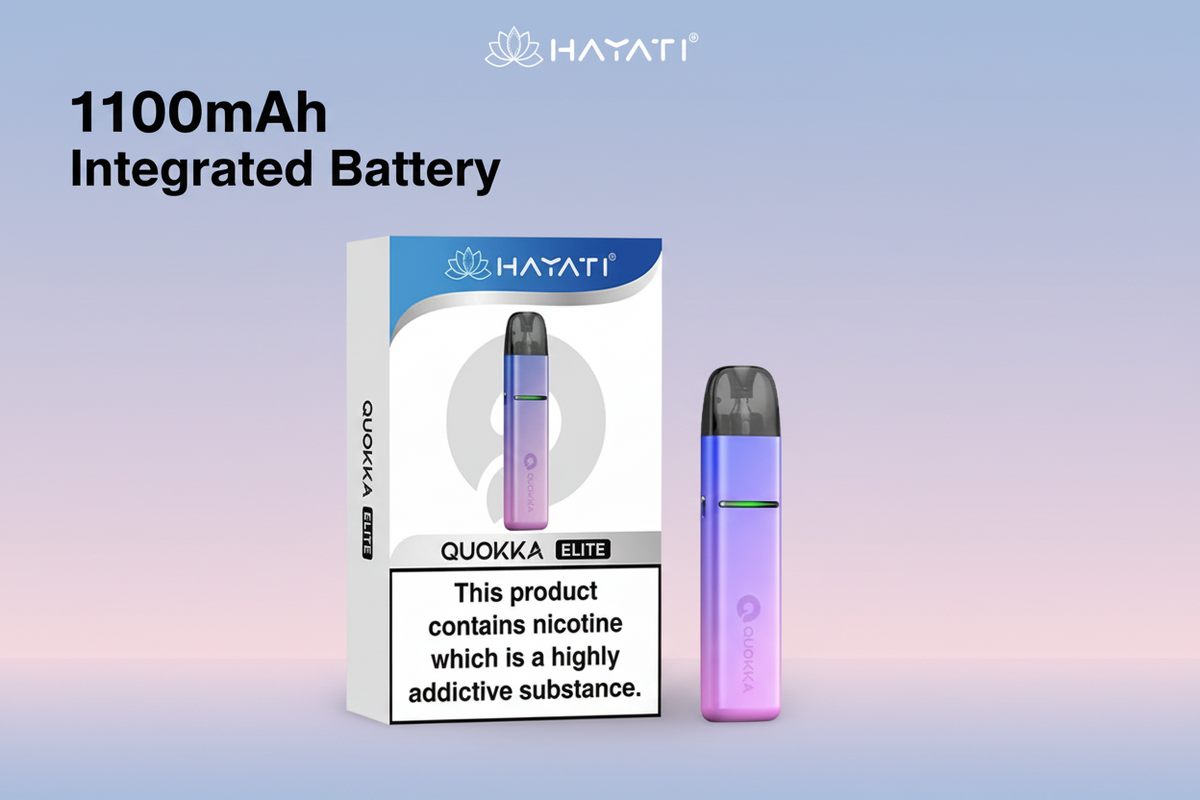 1100mAh Integrated Battery