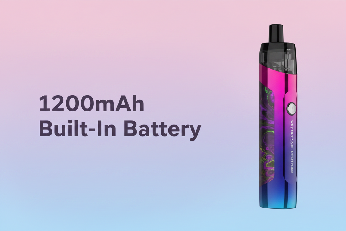 1200mAh Built-In Battery