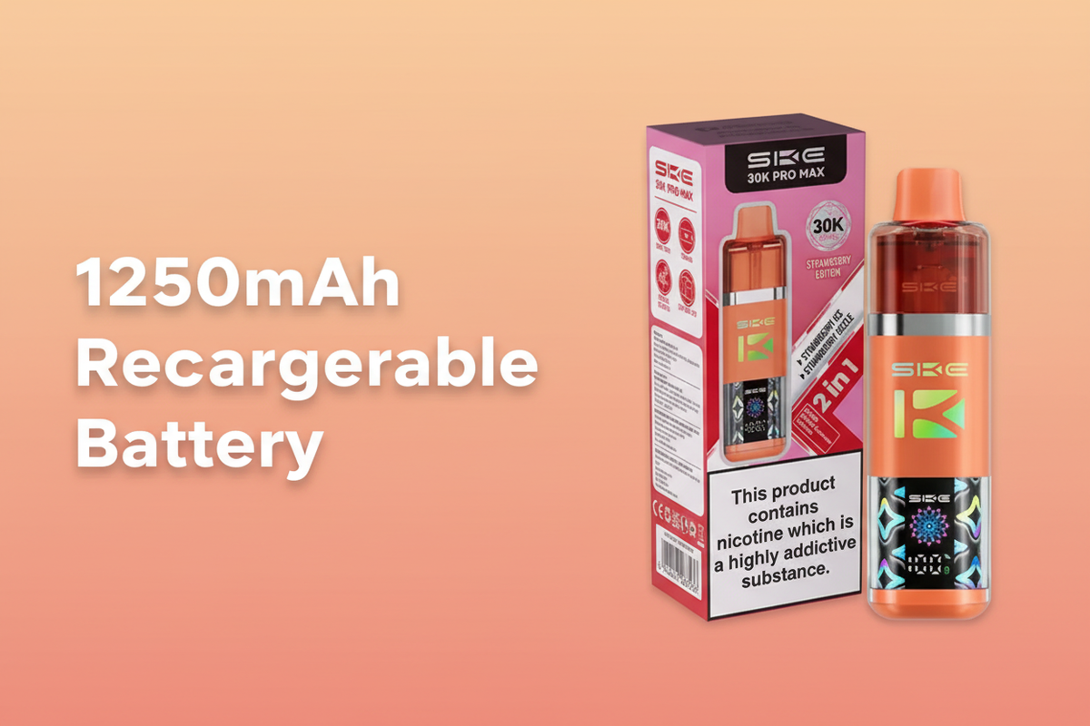 1250mAh Rechargeable Battery