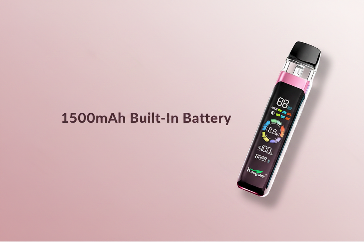 1500mAh Built-In Battery
