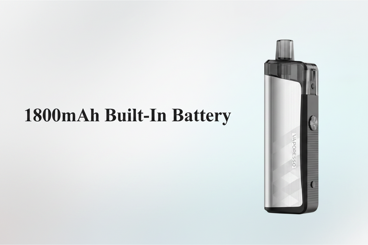 1800mAh Built-In Battery