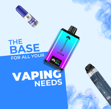 Base for all your vaping need Banner