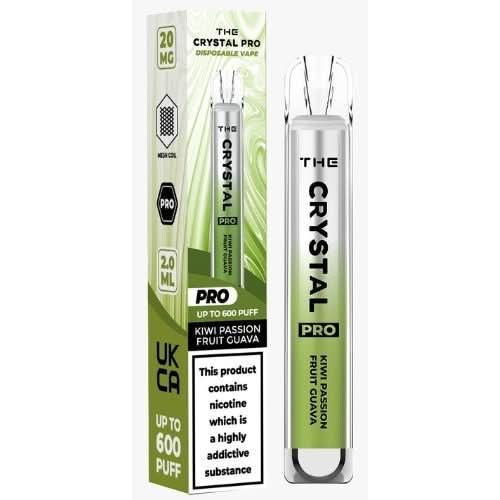 1XThe Crystal Pro 600 + 1XHayati The Crystal Pro Max 4000 (Bundle Deal) - Kiwi Passion Fruit Guava