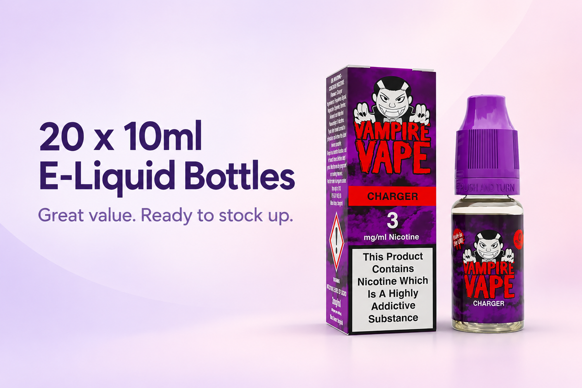 20 x 10ml E-Liquid Bottles