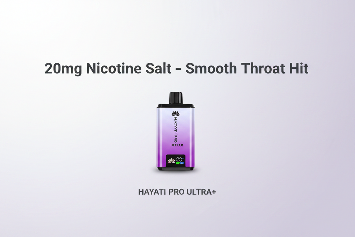 20mg Nicotine Salt – Smooth Throat Hit