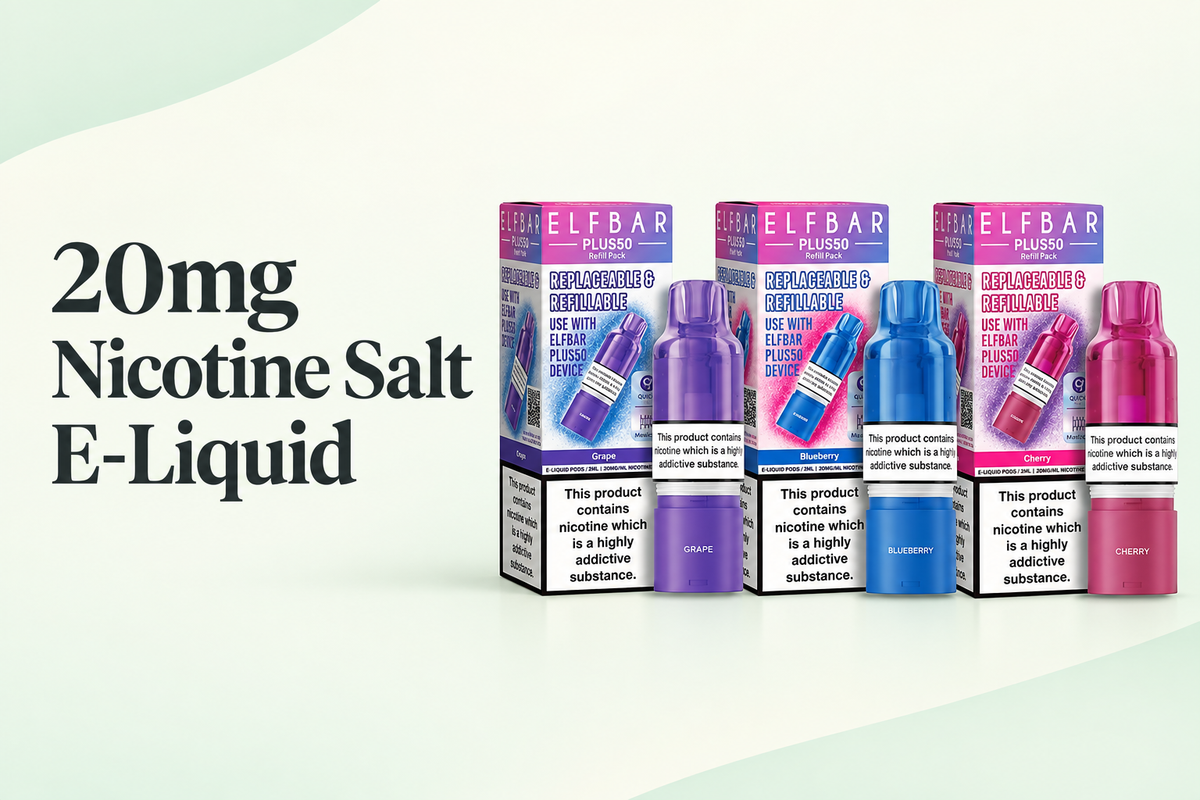 20mg Nicotine Salt E-Liquid