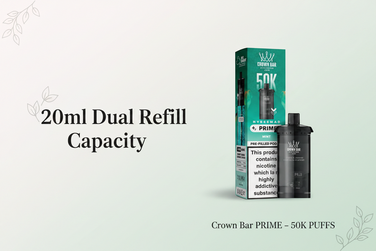 20ml Dual Refill Capacity