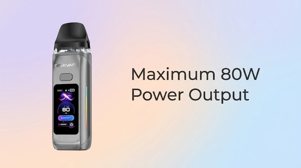 Maximum 80W Power Output