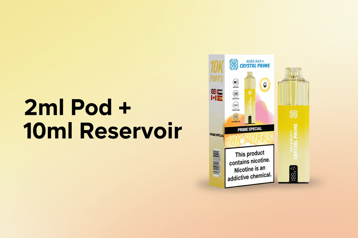2ml Pod + 10ml Reservoir