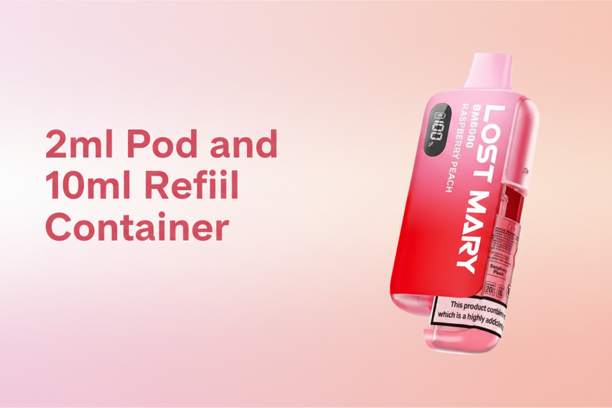 2ml Pod and 10ml Refill Container
