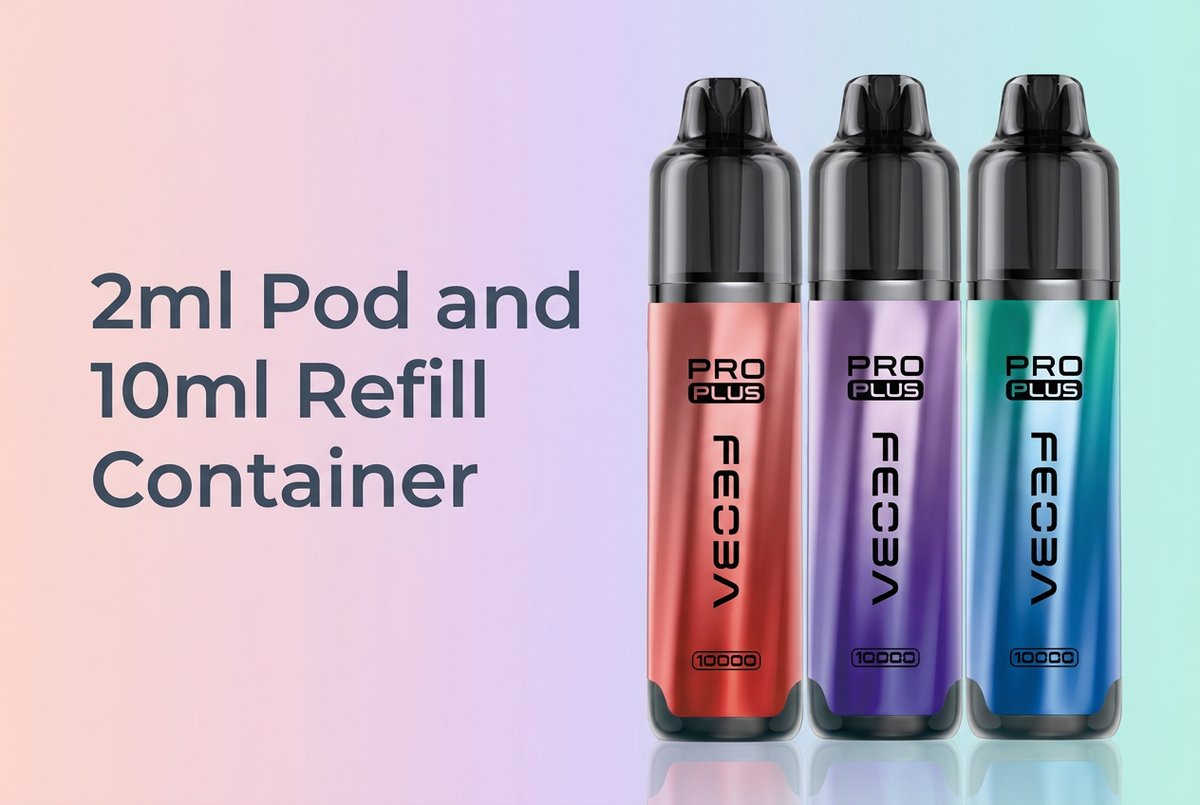 2ml Pod and 10ml Refill Container