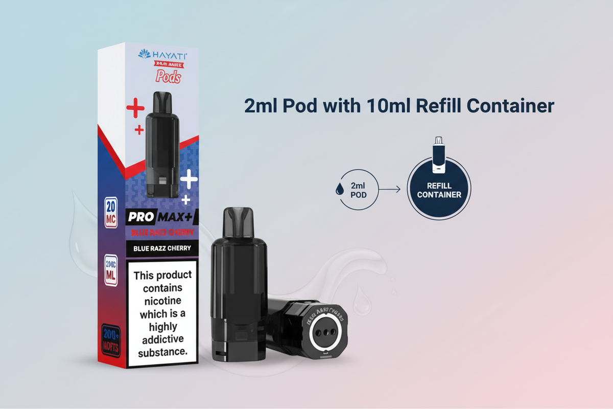 2ml Pod with 10ml Refill Container
