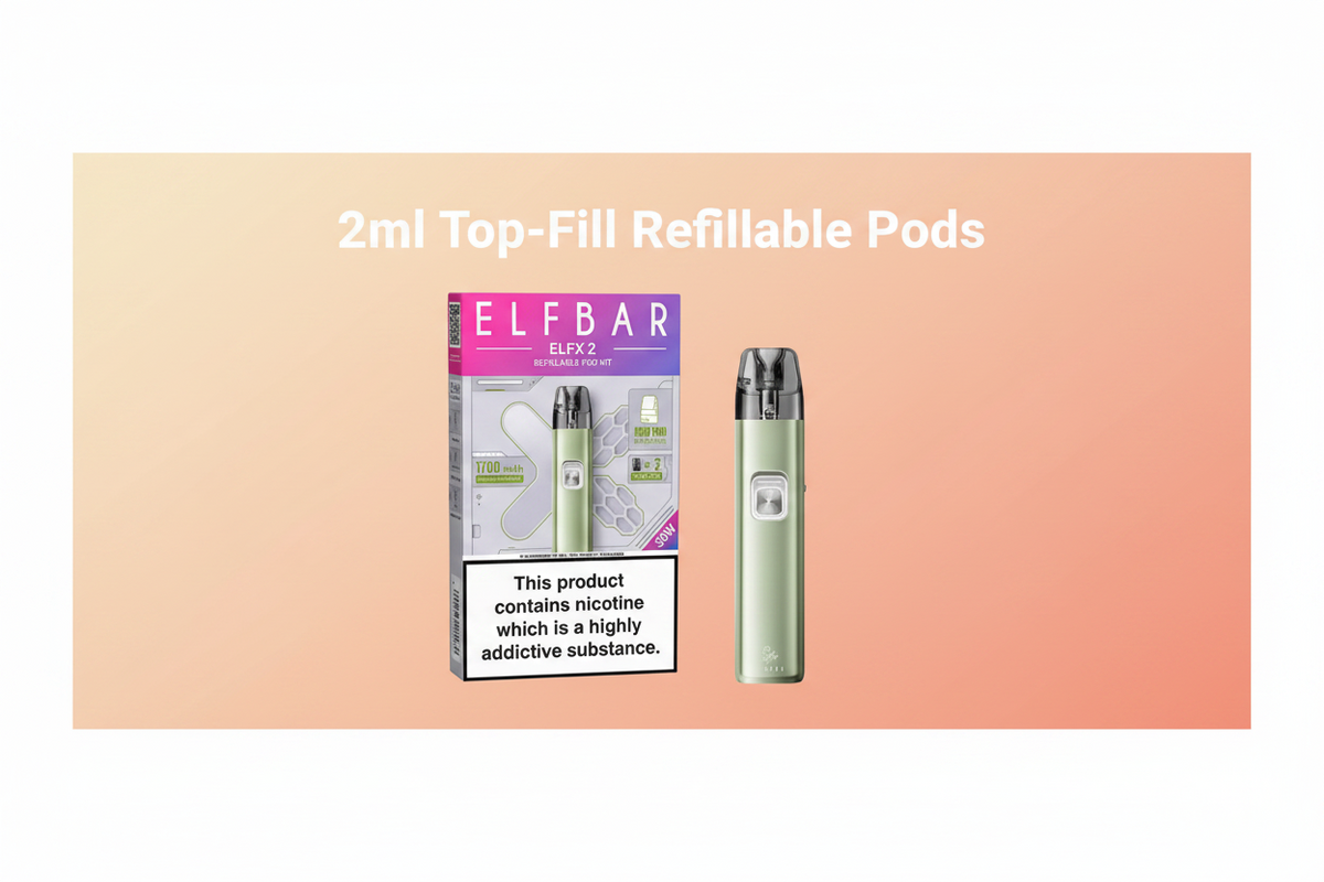 2ml Top-Fill Refillable Pods