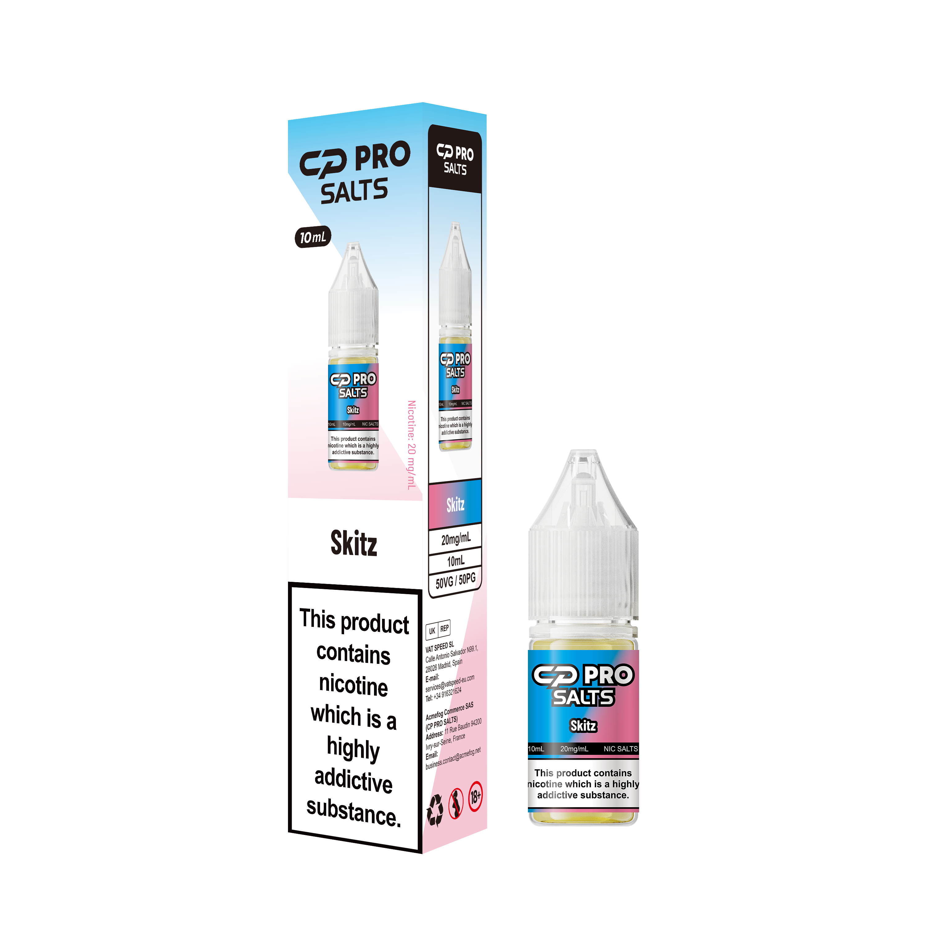 CP Pro Nic Salt E-Liquid - 10mg & 20mg