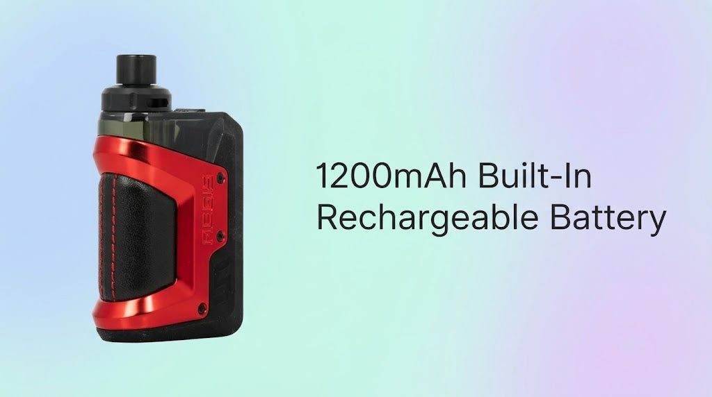 1200mAh Built-In Rechargeable Battery