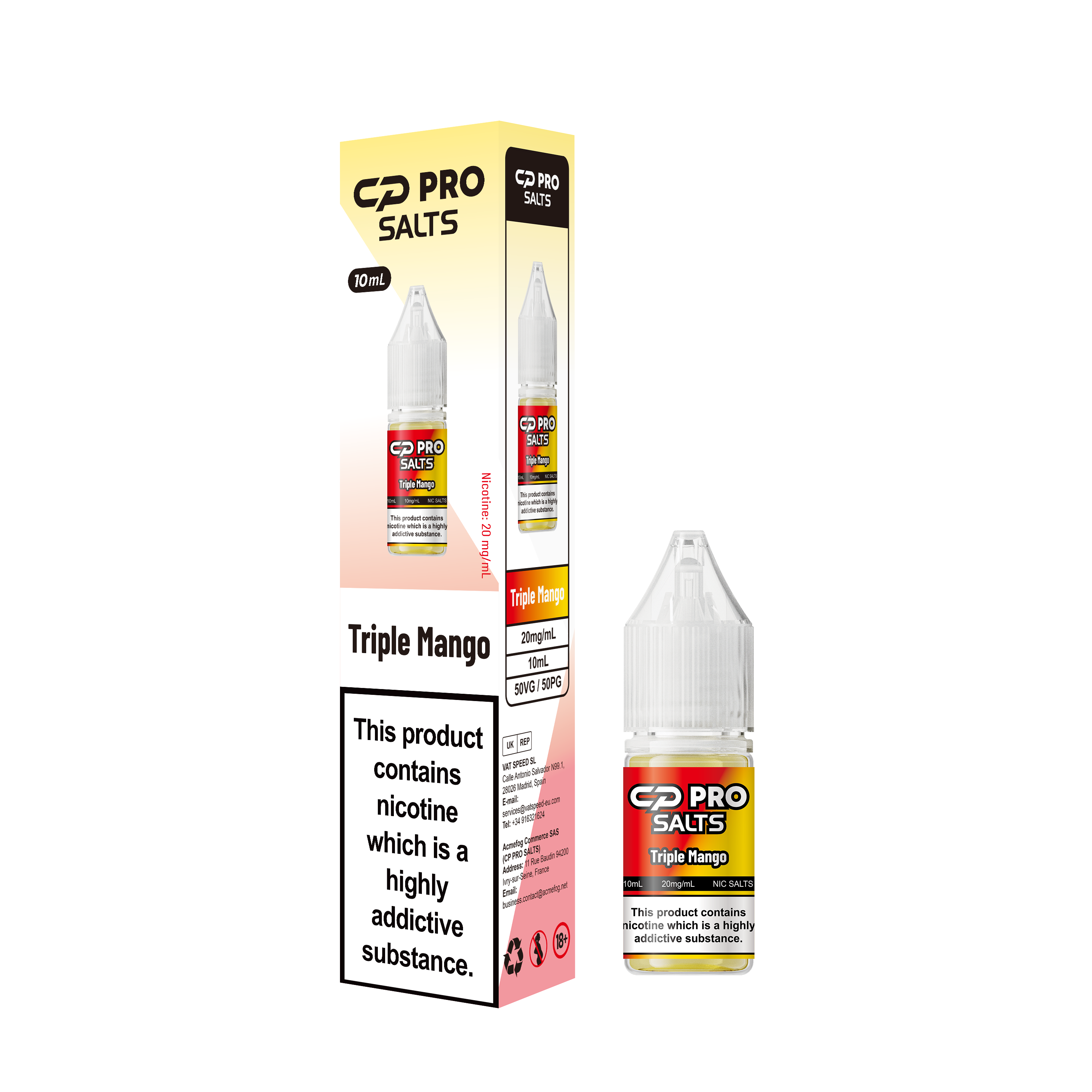 CP Pro Nic Salt E-Liquid - 10mg & 20mg