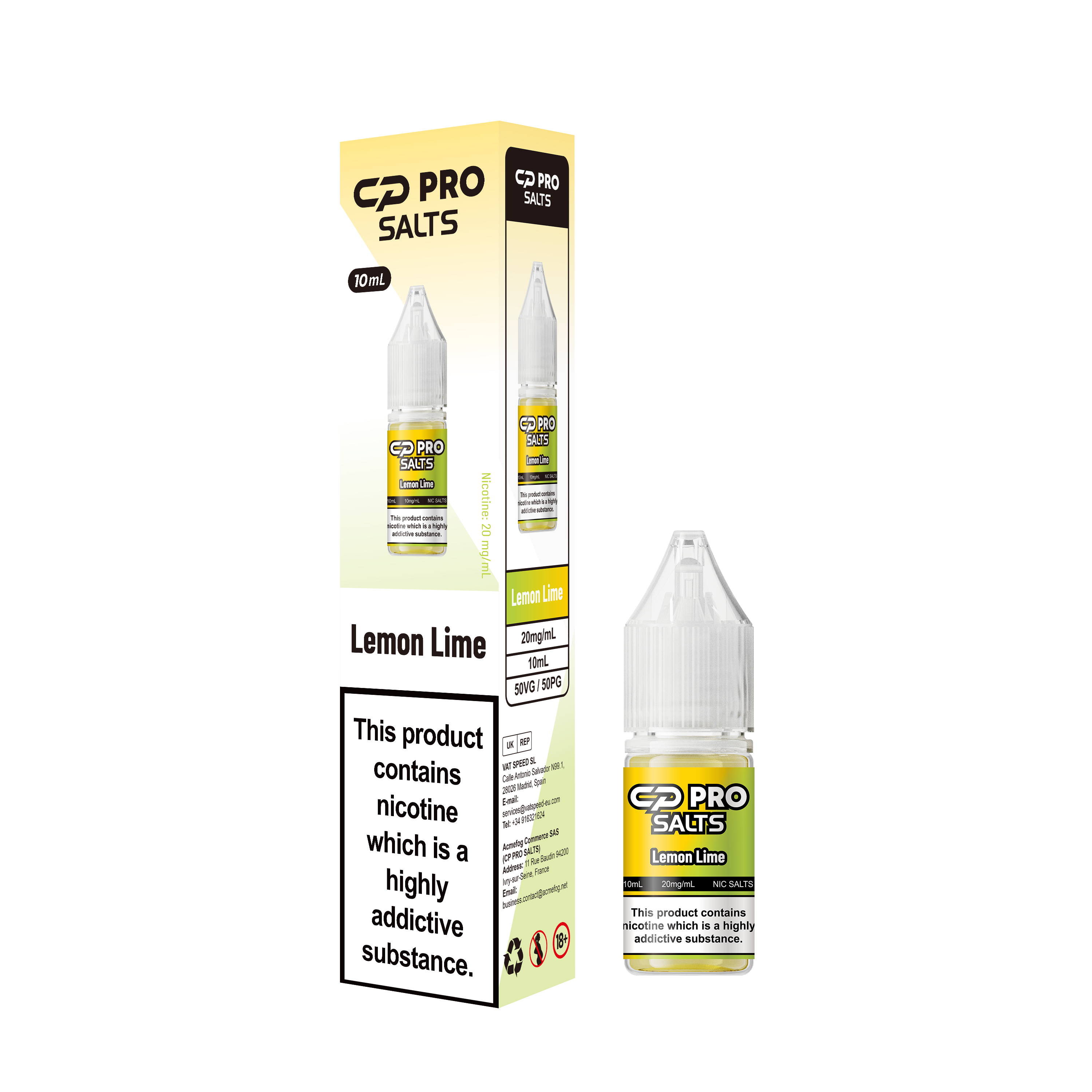 CP Pro Nic Salt E-Liquid - 10mg & 20mg