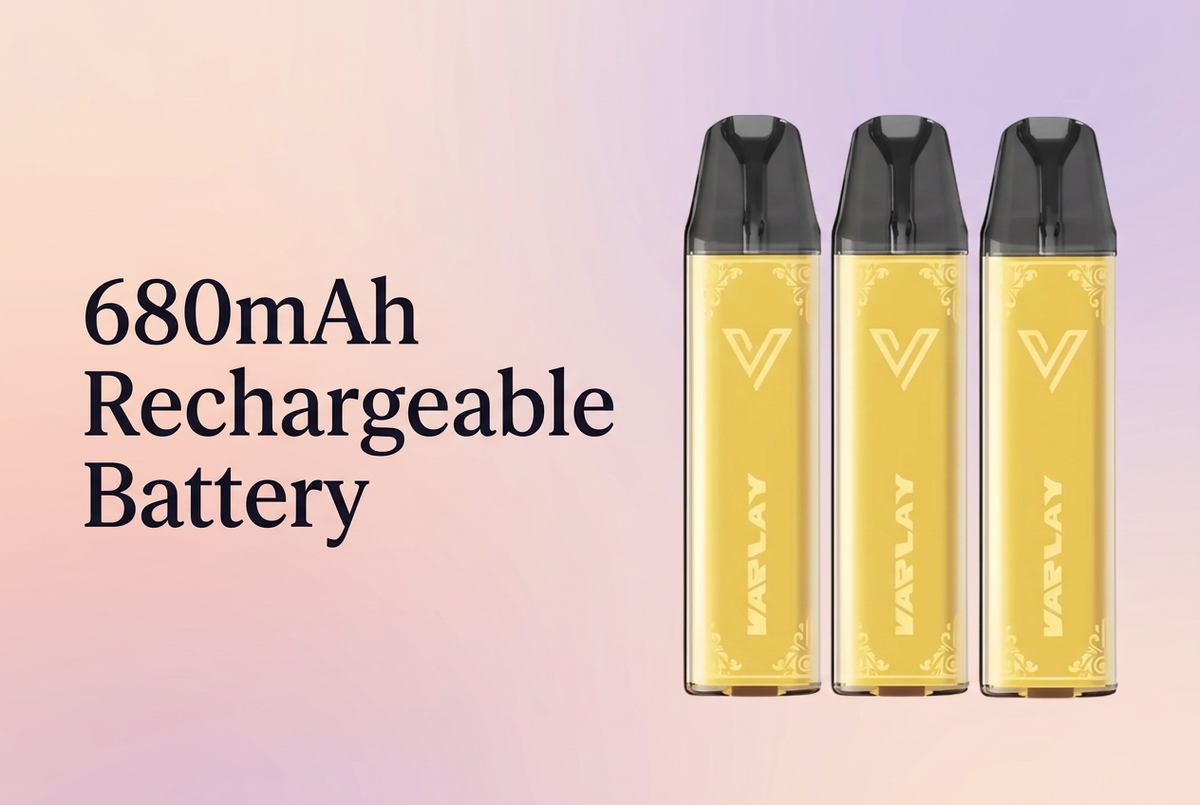680mAh Rechargeable Battery