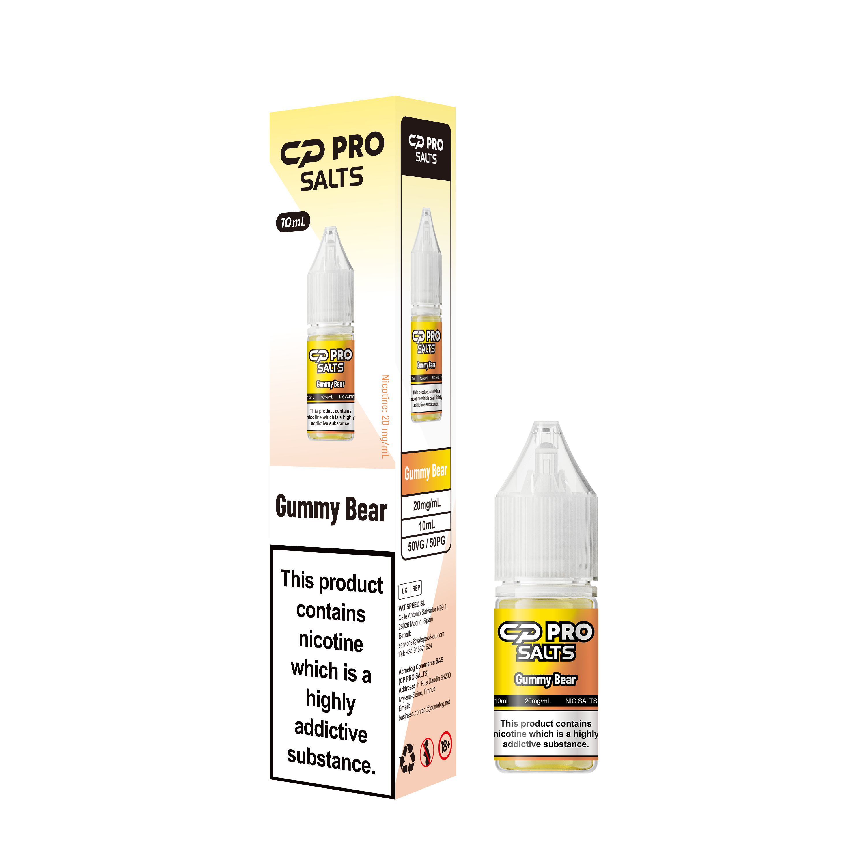 CP Pro Nic Salt E-Liquid - 10mg & 20mg