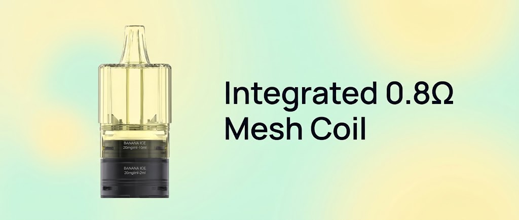Integrated 0.8Ω Mesh Coil