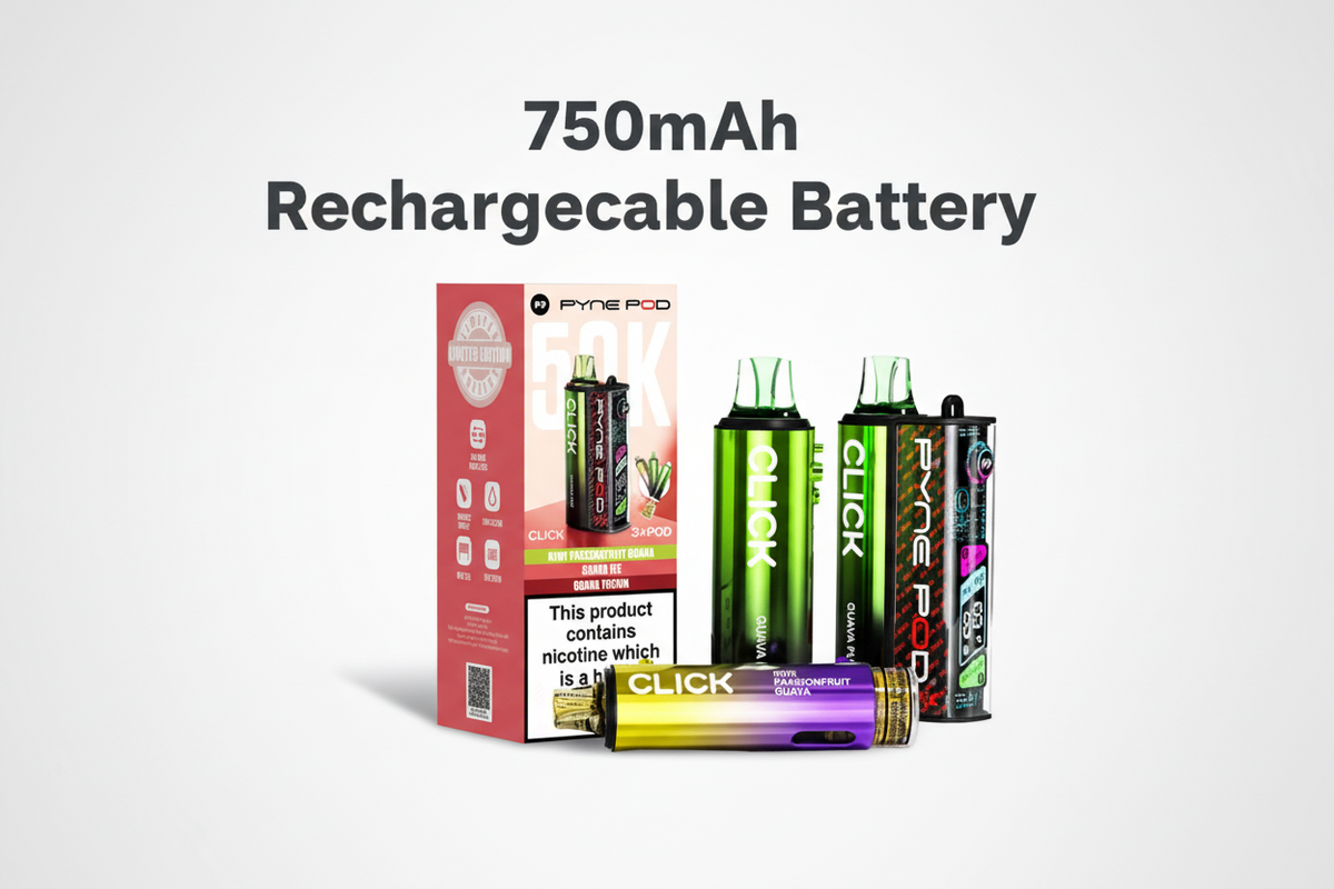 750mAh Rechargeable Battery