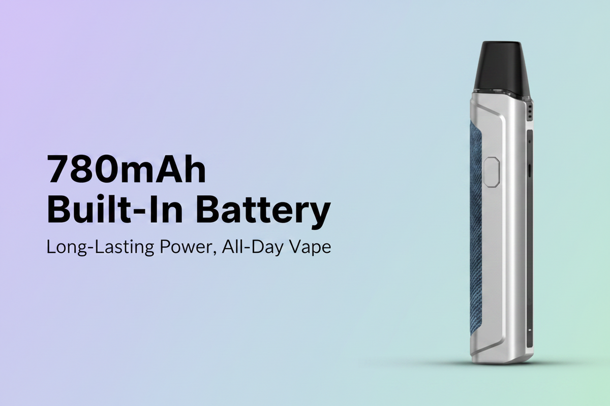 780mAh Built-In Battery