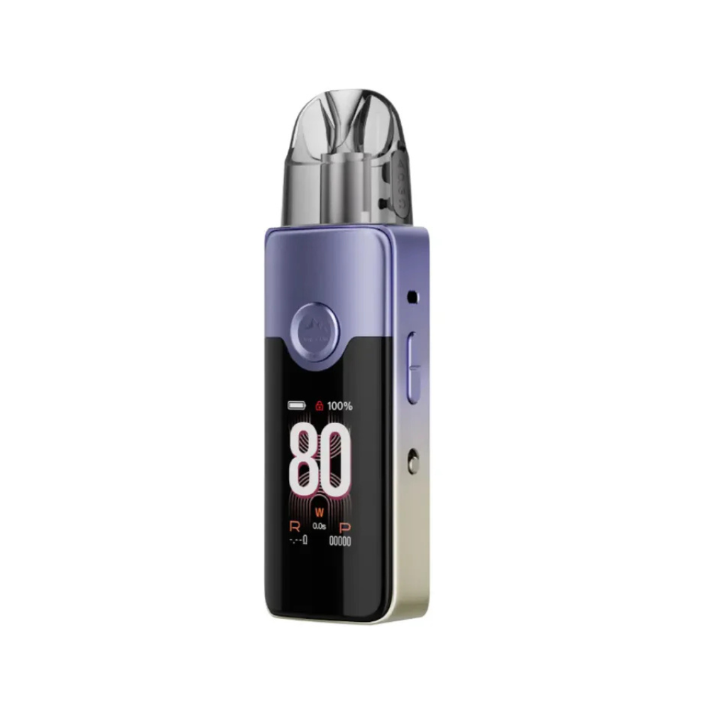 Voopoo Vinci E80 Pod Vape Kit in Purple Gold Gradient with sleek design and powerful performance.