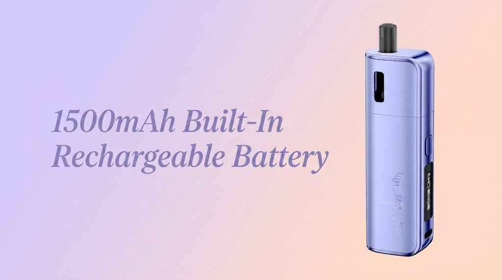 1500mAh Built-In Rechargeable Battery
