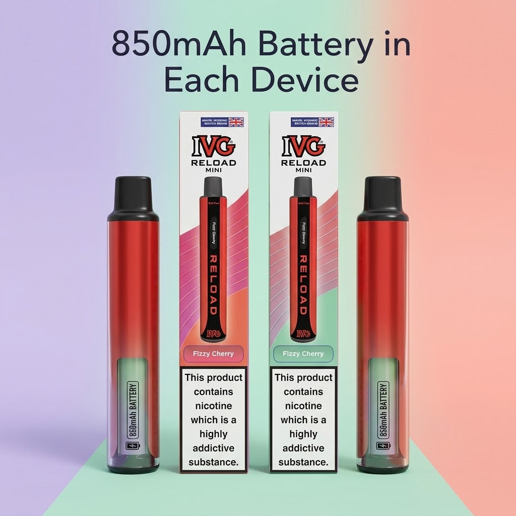 850mAh Battery in Each Device