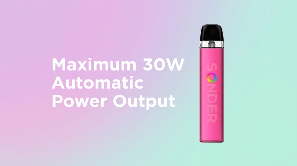 Maximum 30W Automatic Power Output
