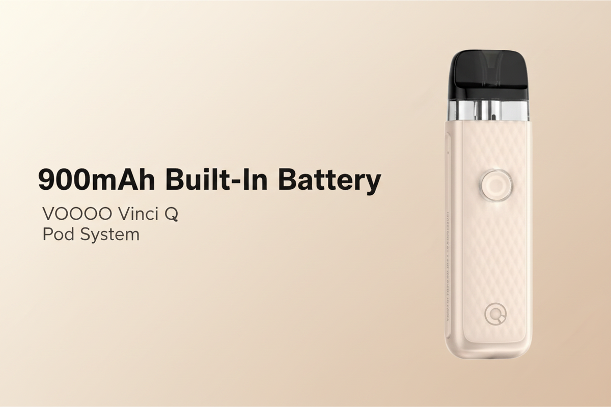 900mAh Built-In Battery